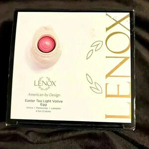 🆕 Lenox Easter Tea Light votive Egg